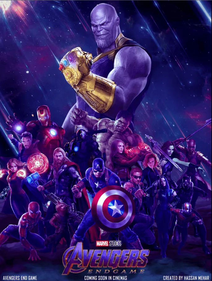 AVENGERS REDESIGN POSTER