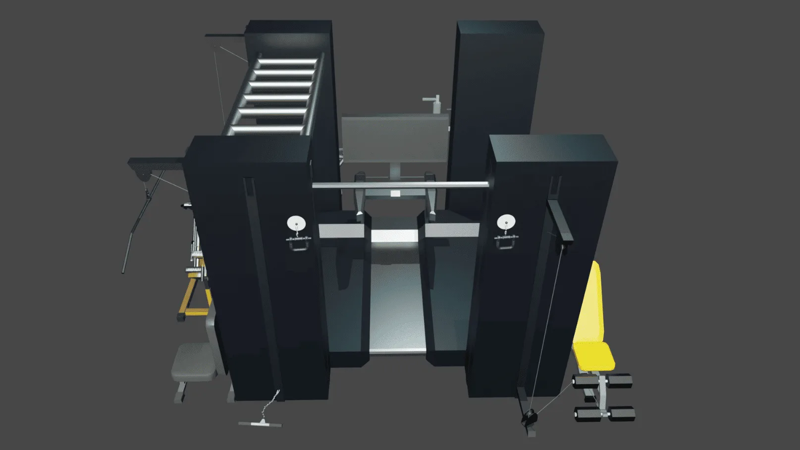 GYM MACHINE 3D MODEL
