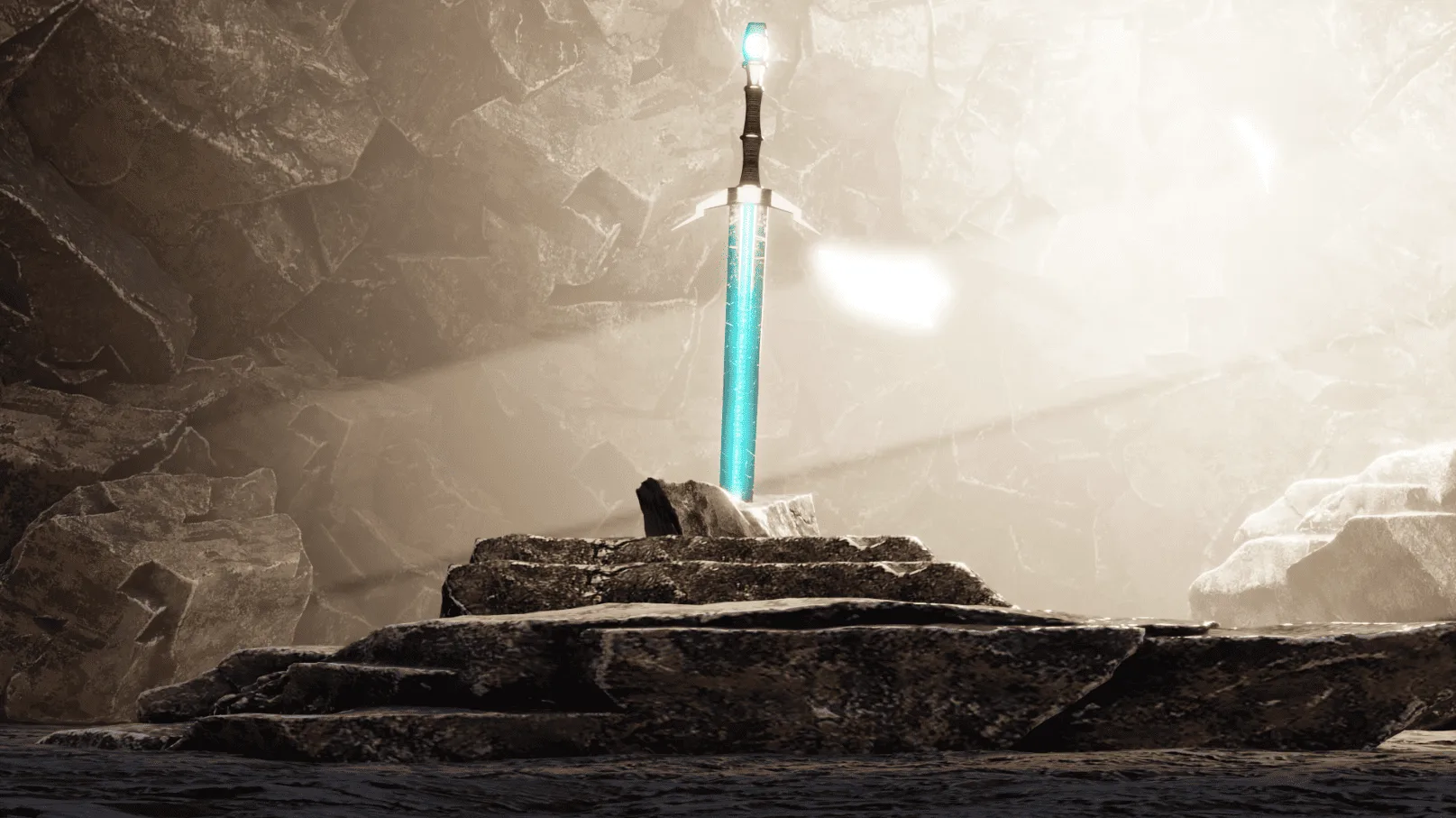 THE LEGENDARY SWORD 3D MODEL